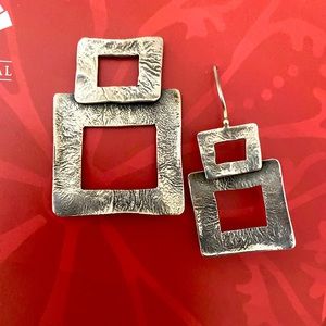 San Gimignano Silver Earrings